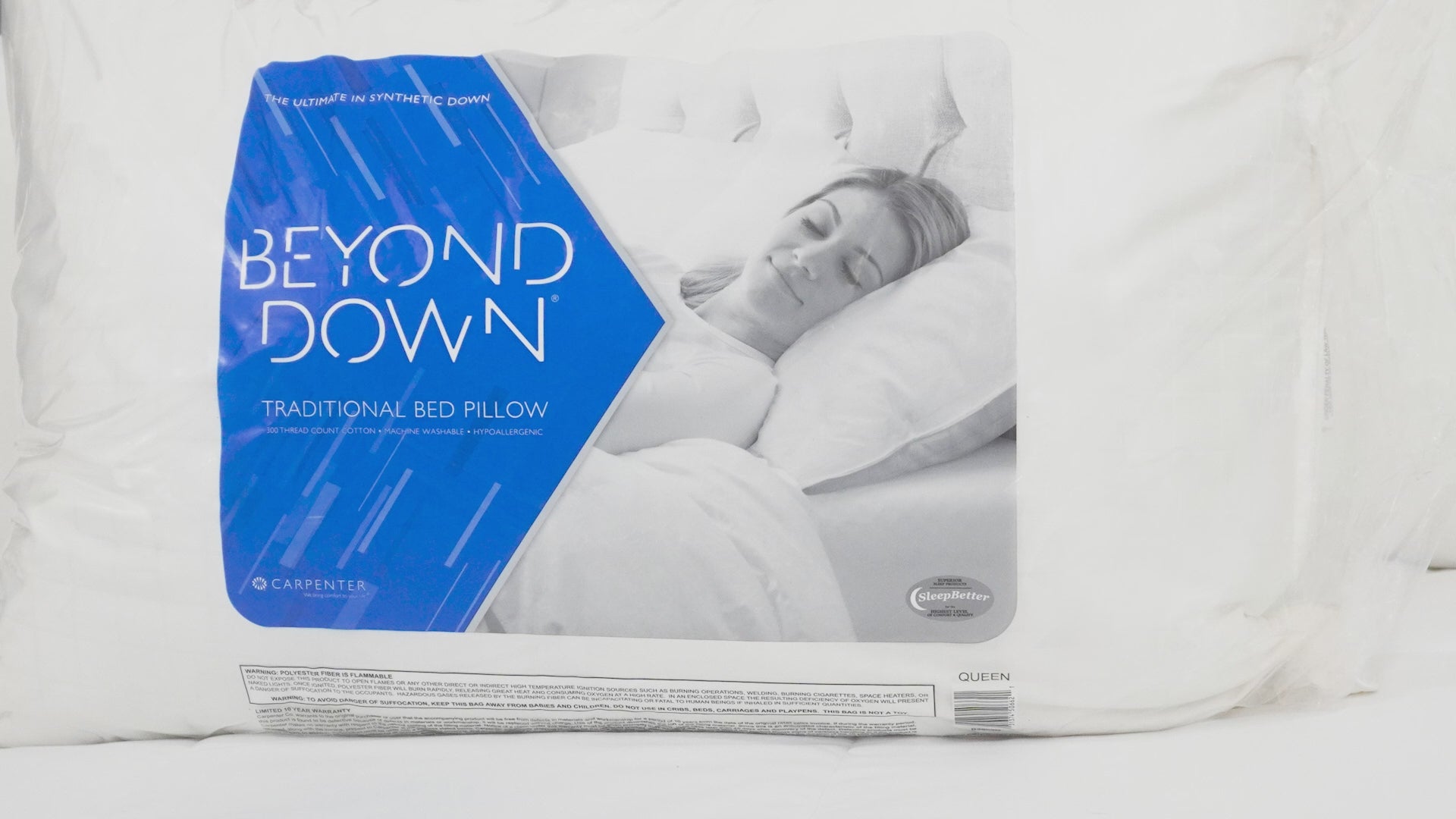 Carpenter Co. Beyond Down Synthetic Bed Pillow