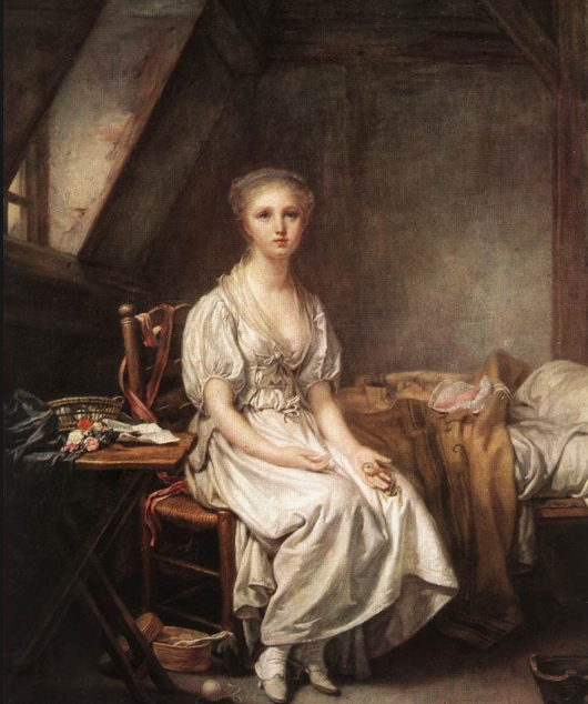 18th century bedding painting